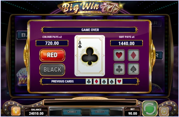 Tente a sua sorte em Big Win 777